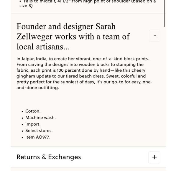 NWT SZ Blockprints for J.Crew Tiered Midi Gingham Dress - Picture 9 of 9